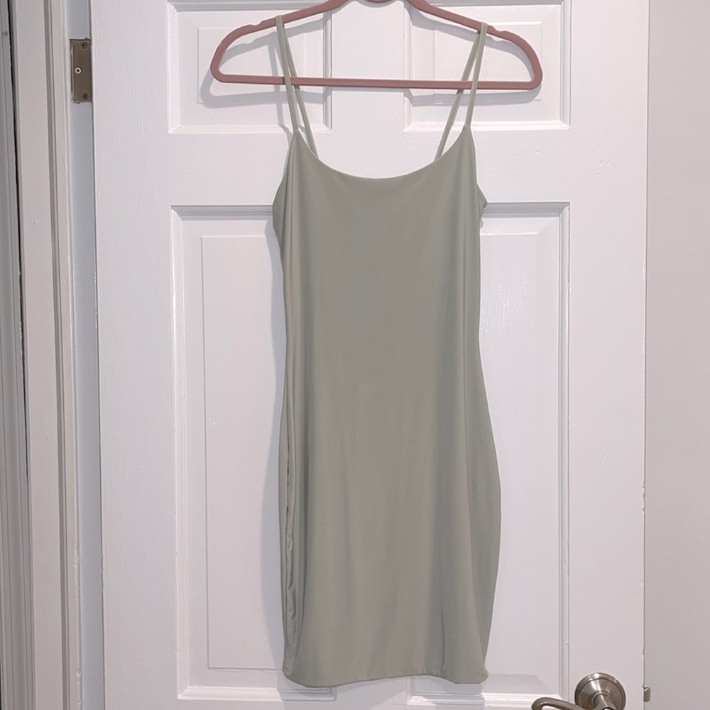 Sage green Bodycon dress